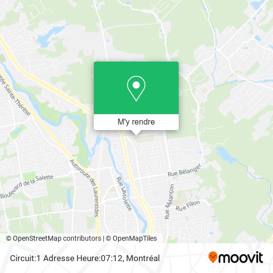 Circuit:1 Adresse Heure:07:12 plan