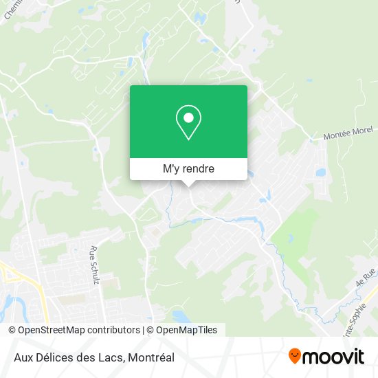 Aux Délices des Lacs plan