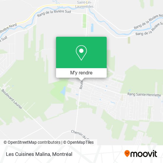 Les Cuisines Malina plan