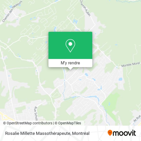Rosalie Millette Massothérapeute plan