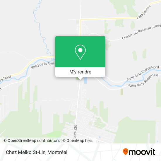 Chez Meiko St-Lin plan