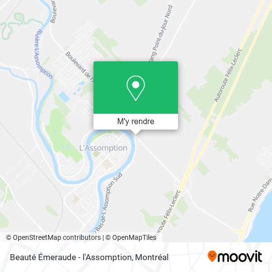Beauté Émeraude - l'Assomption plan