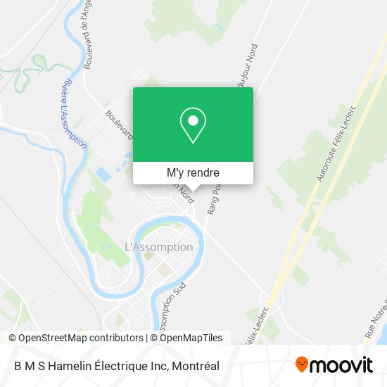 B M S Hamelin Électrique Inc plan