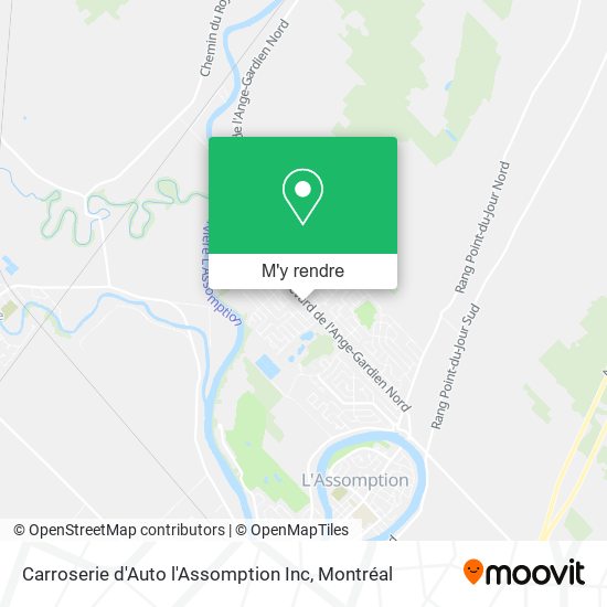 Carroserie d'Auto l'Assomption Inc plan