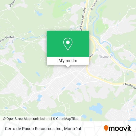 Cerro de Pasco Resources Inc. plan