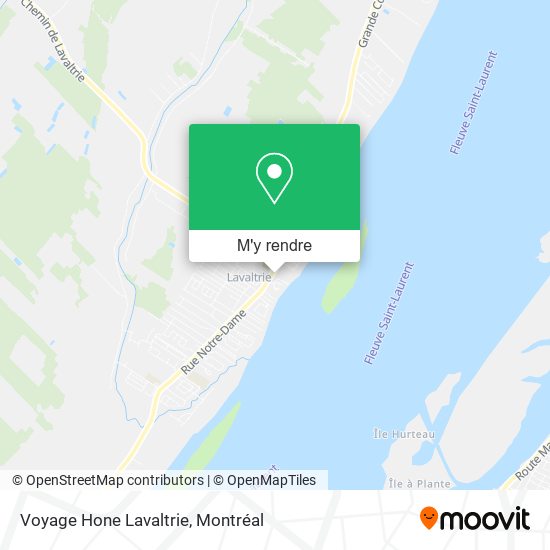 Voyage Hone Lavaltrie plan