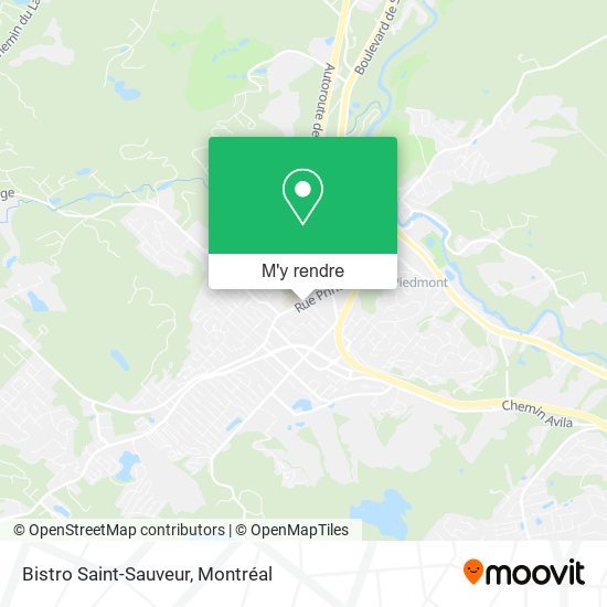 Bistro Saint-Sauveur plan