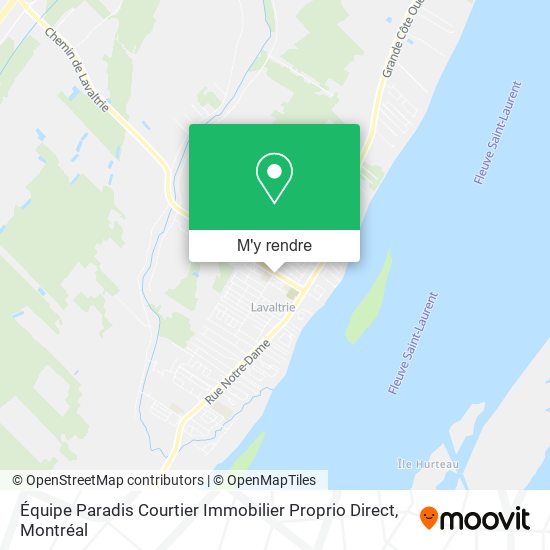 Équipe Paradis Courtier Immobilier Proprio Direct plan