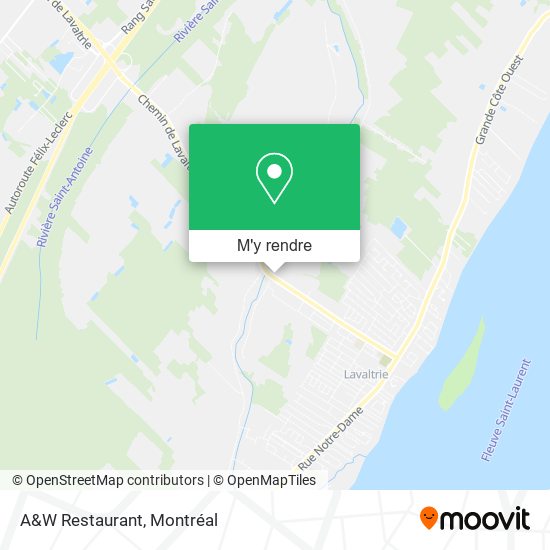 A&W Restaurant plan