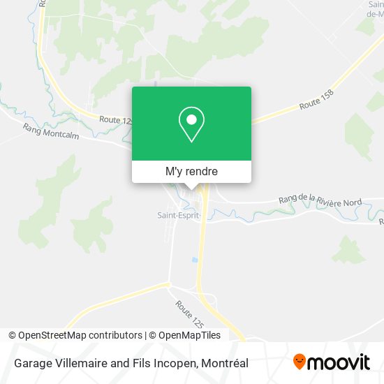 Garage Villemaire and Fils Incopen plan