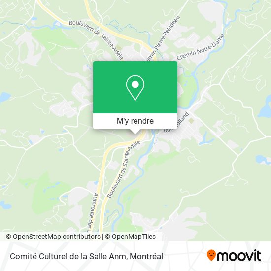 Comité Culturel de la Salle Anm plan