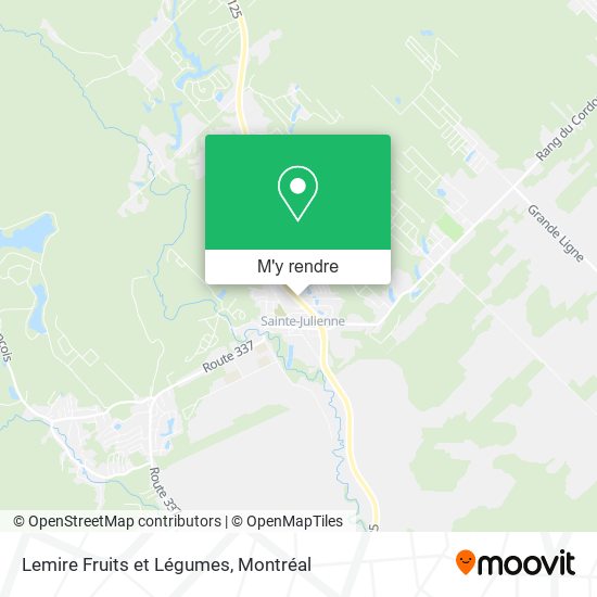 Lemire Fruits et Légumes plan
