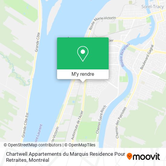 Chartwell Appartements du Marquis Residence Pour Retraites plan
