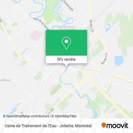 Usine de Traitement de l'Eau - Joliette plan