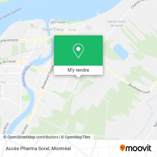 Accès Pharma Sorel plan
