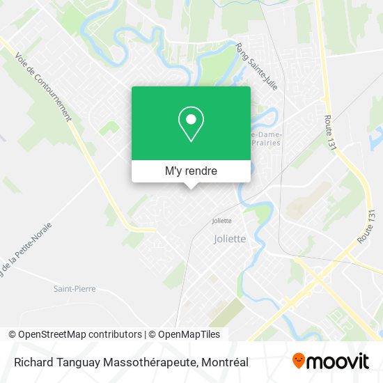 Richard Tanguay Massothérapeute plan