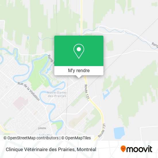 Clinique Vétérinaire des Prairies plan
