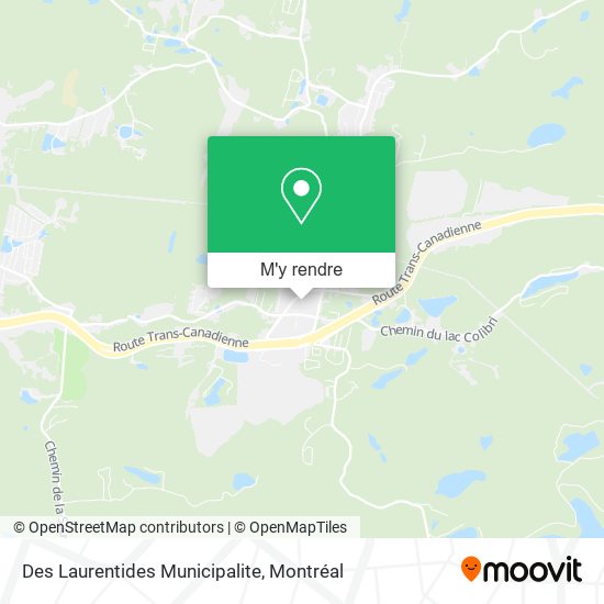 Des Laurentides Municipalite plan