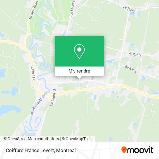 Coiffure France Levert plan