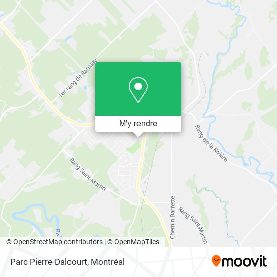 Parc Pierre-Dalcourt plan