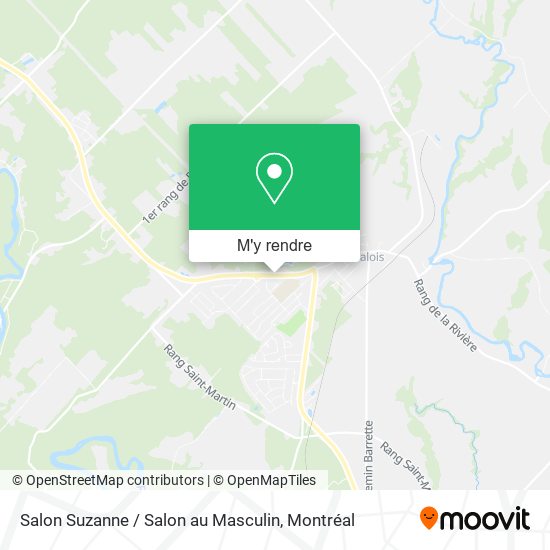 Salon Suzanne / Salon au Masculin plan