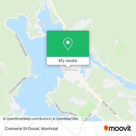 Cremerie St-Donat plan