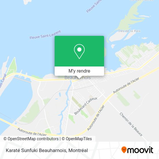 Karaté Sunfuki Beauharnois plan