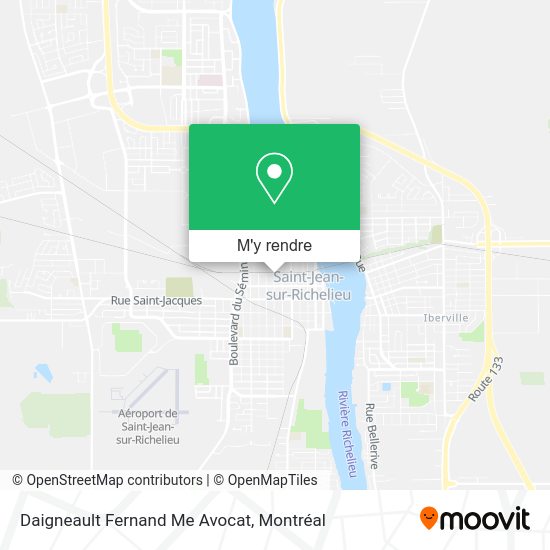 Daigneault Fernand Me Avocat plan