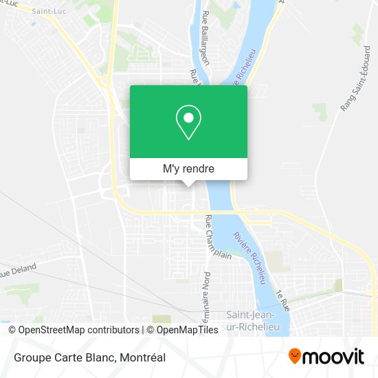 Groupe Carte Blanc plan