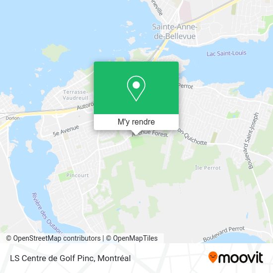 LS Centre de Golf Pinc plan