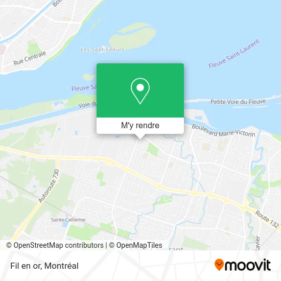 Fil en or plan