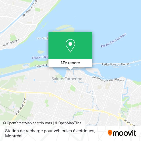 Station de recharge pour véhicules électriques plan