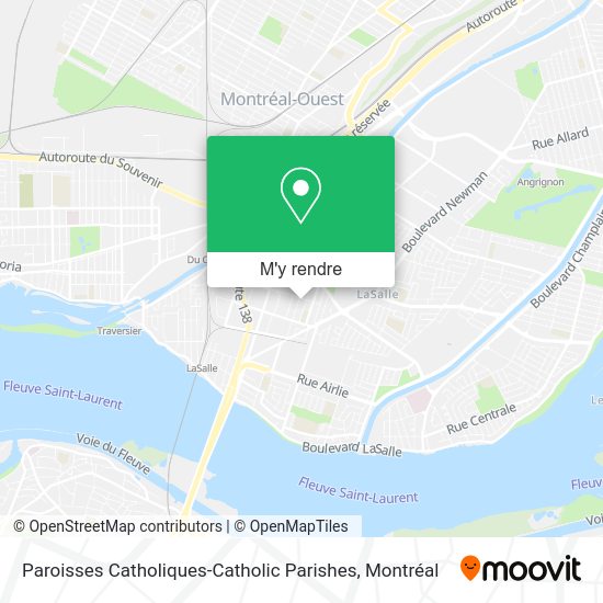 Paroisses Catholiques-Catholic Parishes plan