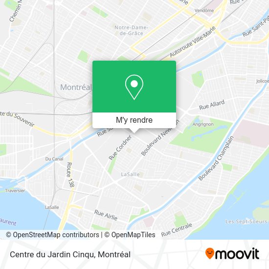 Centre du Jardin Cinqu plan