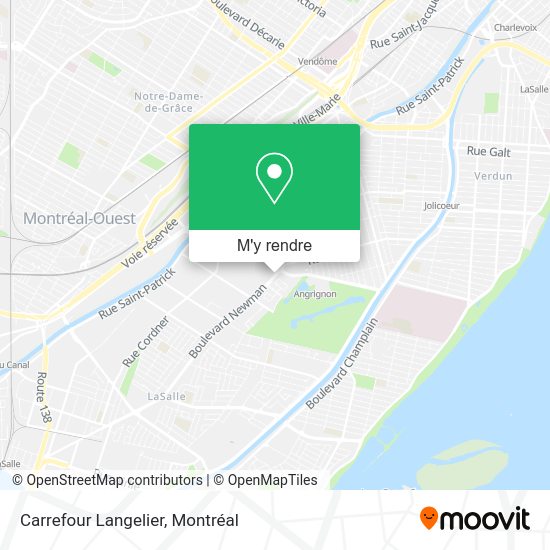 Carrefour Langelier plan