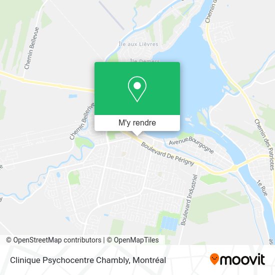 Clinique Psychocentre Chambly plan