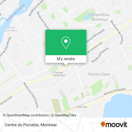 Centre du Portable plan