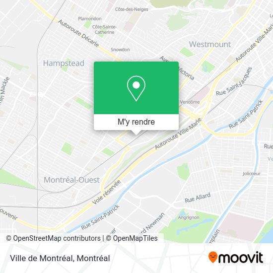 Ville de Montréal plan