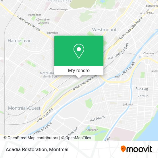 Acadia Restoration plan
