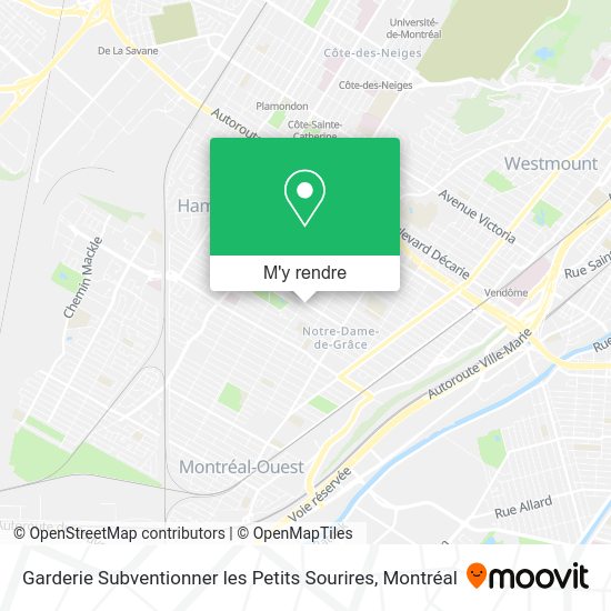 Garderie Subventionner les Petits Sourires plan
