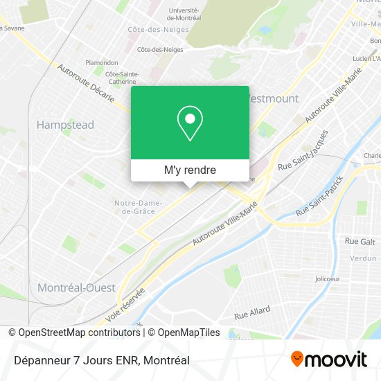 Dépanneur 7 Jours ENR plan