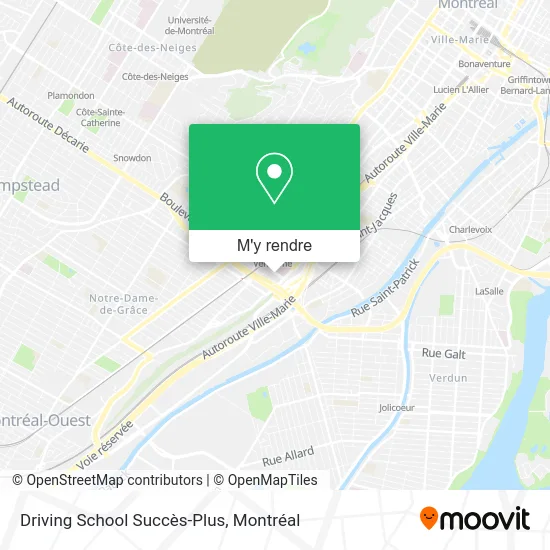 Driving School Succès-Plus plan