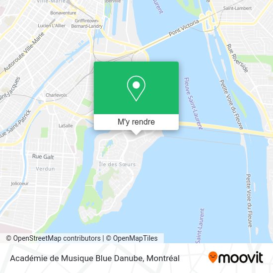 Académie de Musique Blue Danube plan