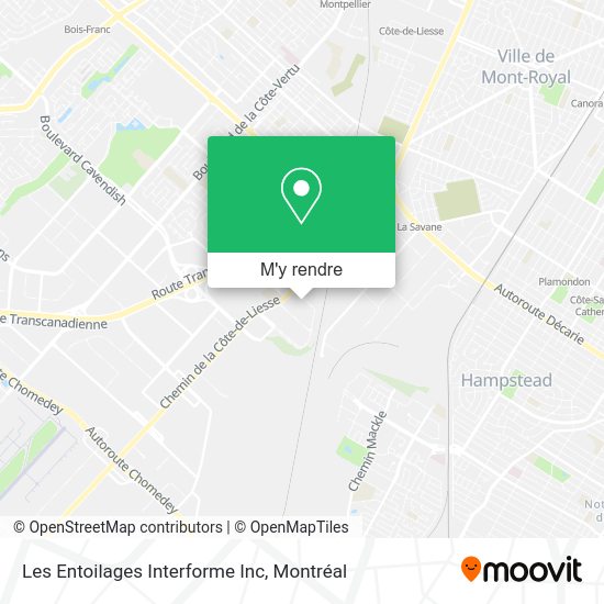 Les Entoilages Interforme Inc plan