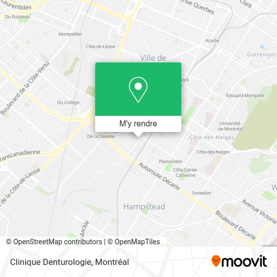 Clinique Denturologie plan