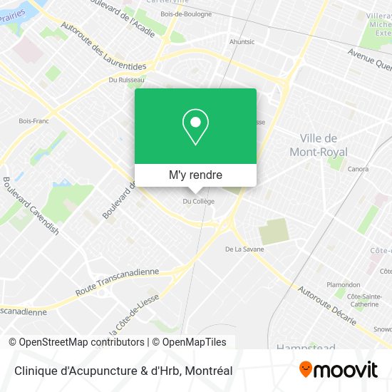 Clinique d'Acupuncture & d'Hrb plan