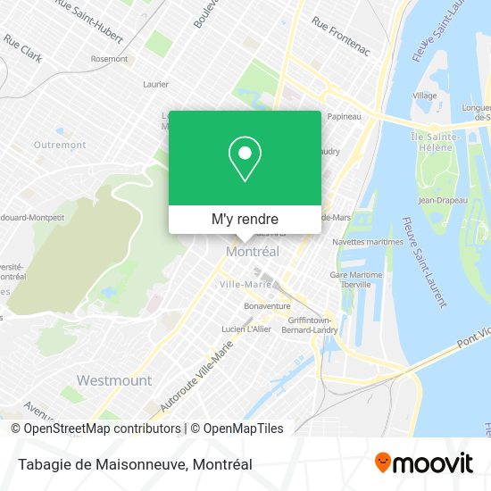 Tabagie de Maisonneuve plan