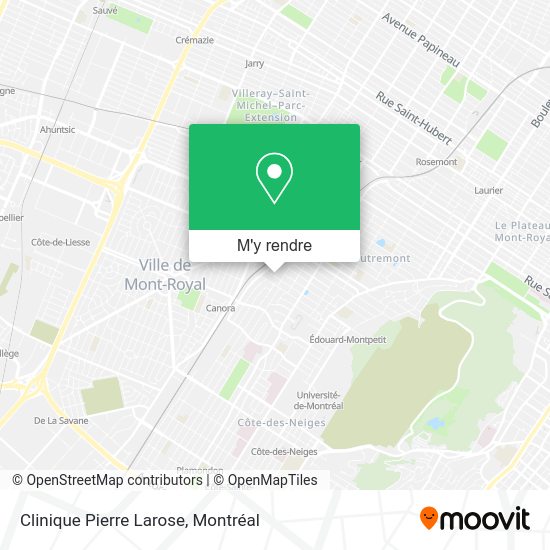 Clinique Pierre Larose plan