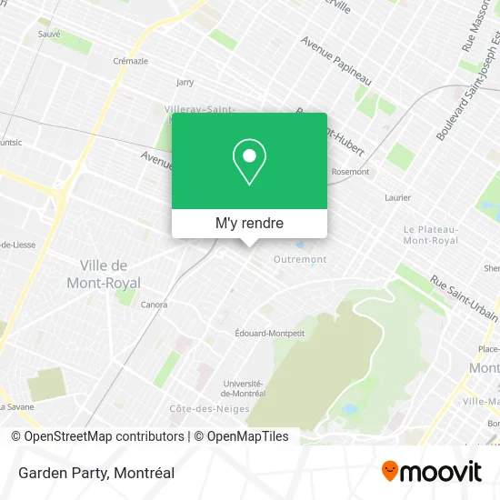 Garden Party plan