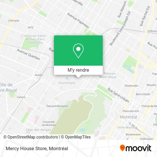Mercy House Store plan